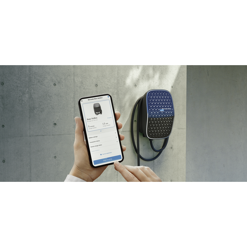 Mercedes-Benz Wallbox mit fest verbundenem Ladekabel, ECE
