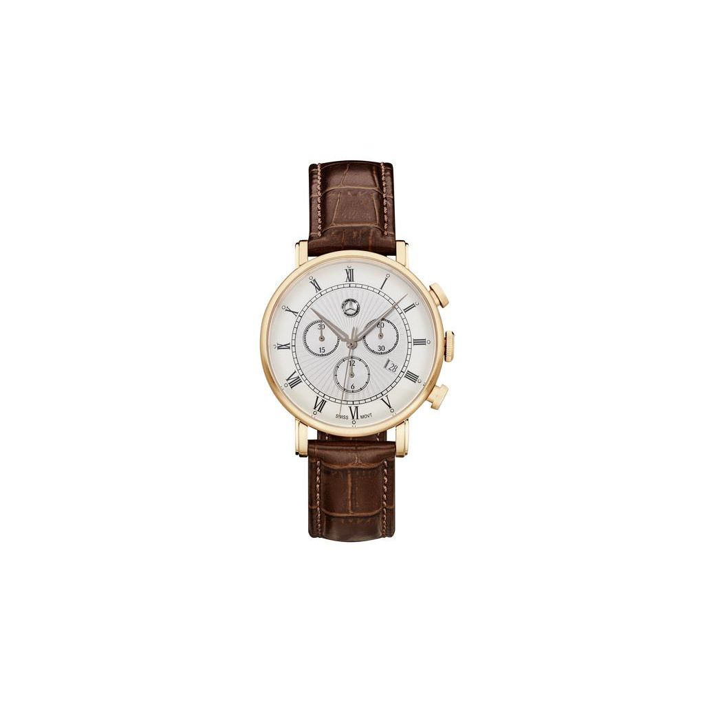 Chronograph Herren, Classic Retro Gold