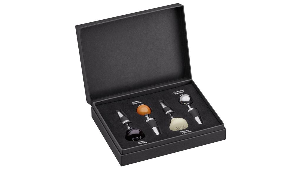 Weinverschlüsse, 4er-Set Geschenkidee
