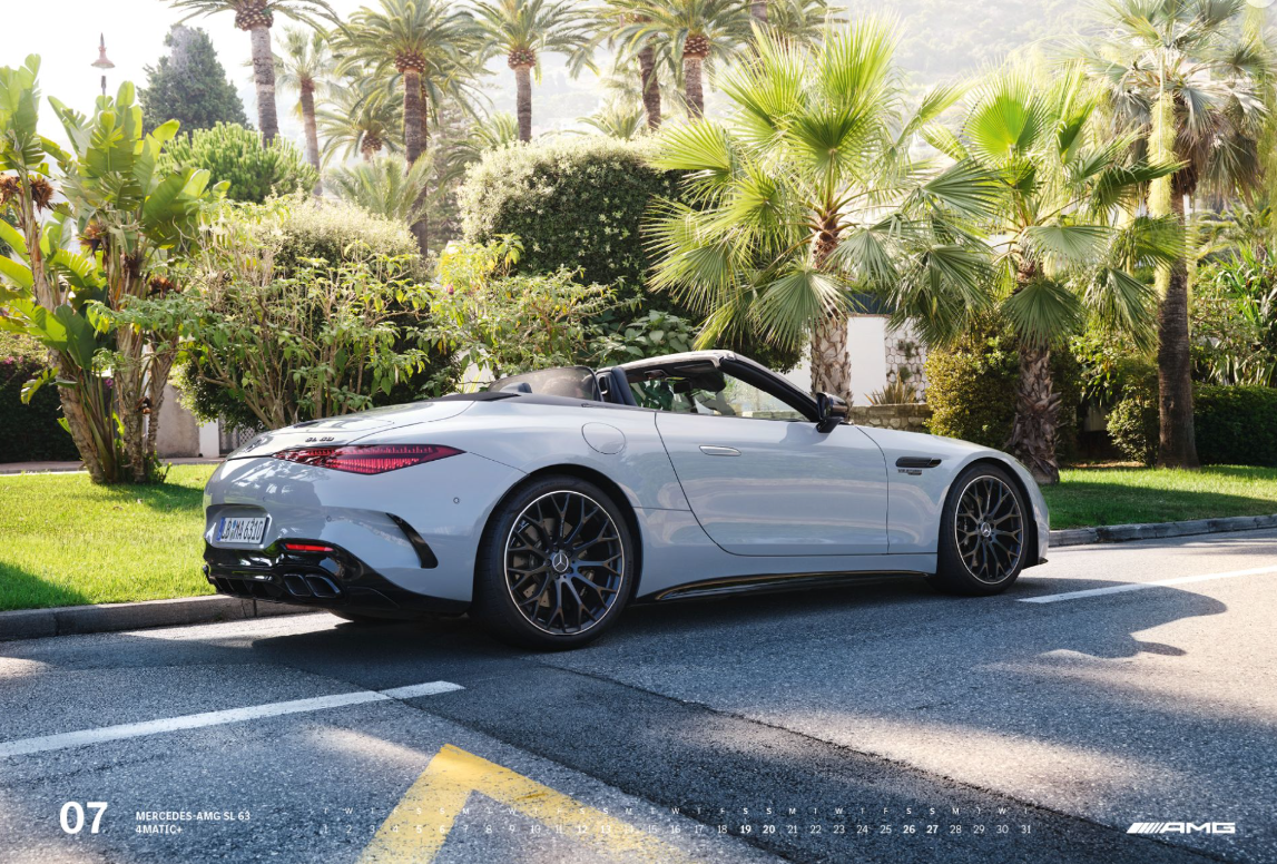 AMG Wandkalender 2025