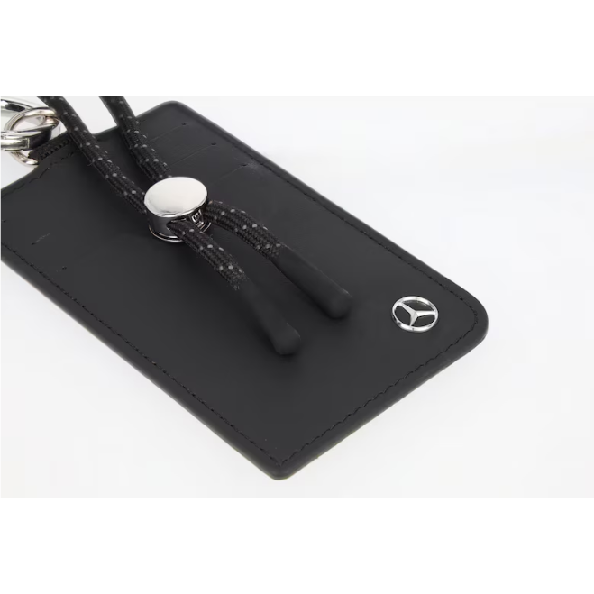 Kreditkartenetui, mit Kordel, Fahrzeugleder