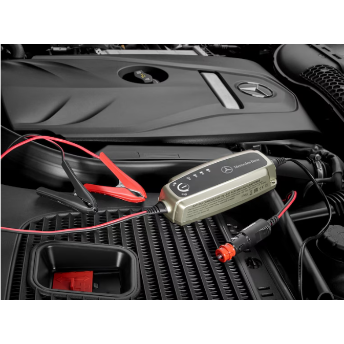 Ladegerät mit Ladeerhaltungsfunktion, 5 A, für Bleisäure- und Lithiumbatterien, Schweiz