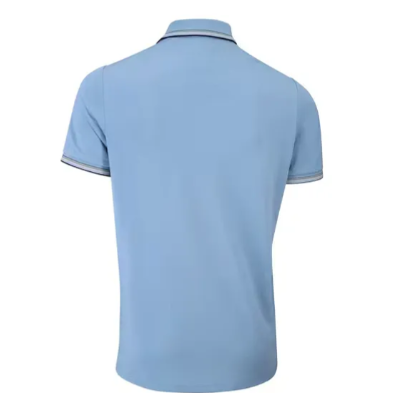 Poloshirt Herren, Vintageblau