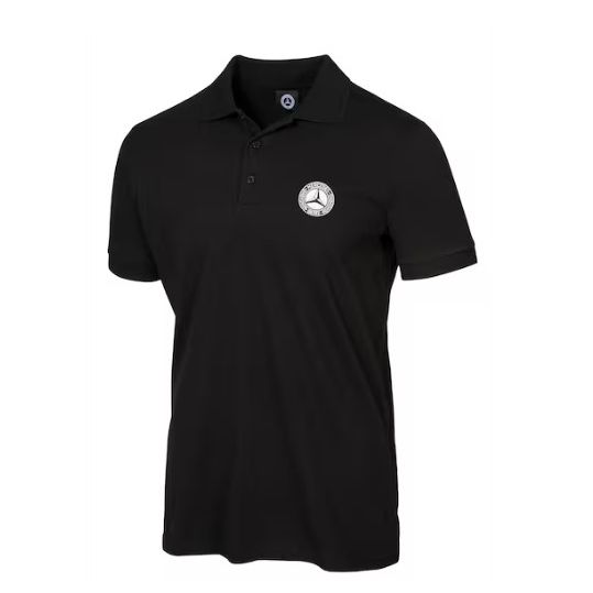 Poloshirt Herren Classic Schwarz