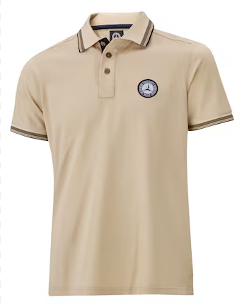 Poloshirt Herren Creme