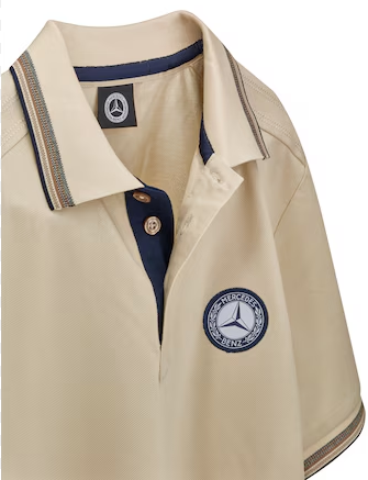 Poloshirt Herren Creme