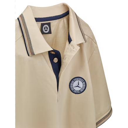 Poloshirt Herren Creme